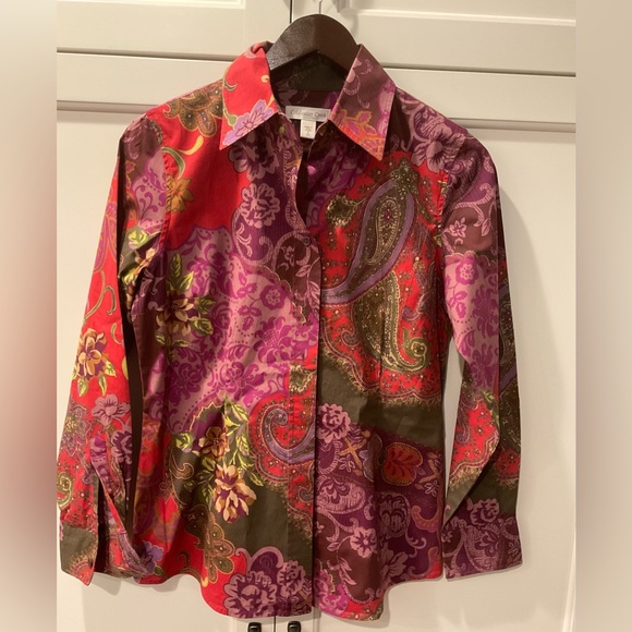 Coldwater Creek button down blouse Sz S - Picture 1 of 7